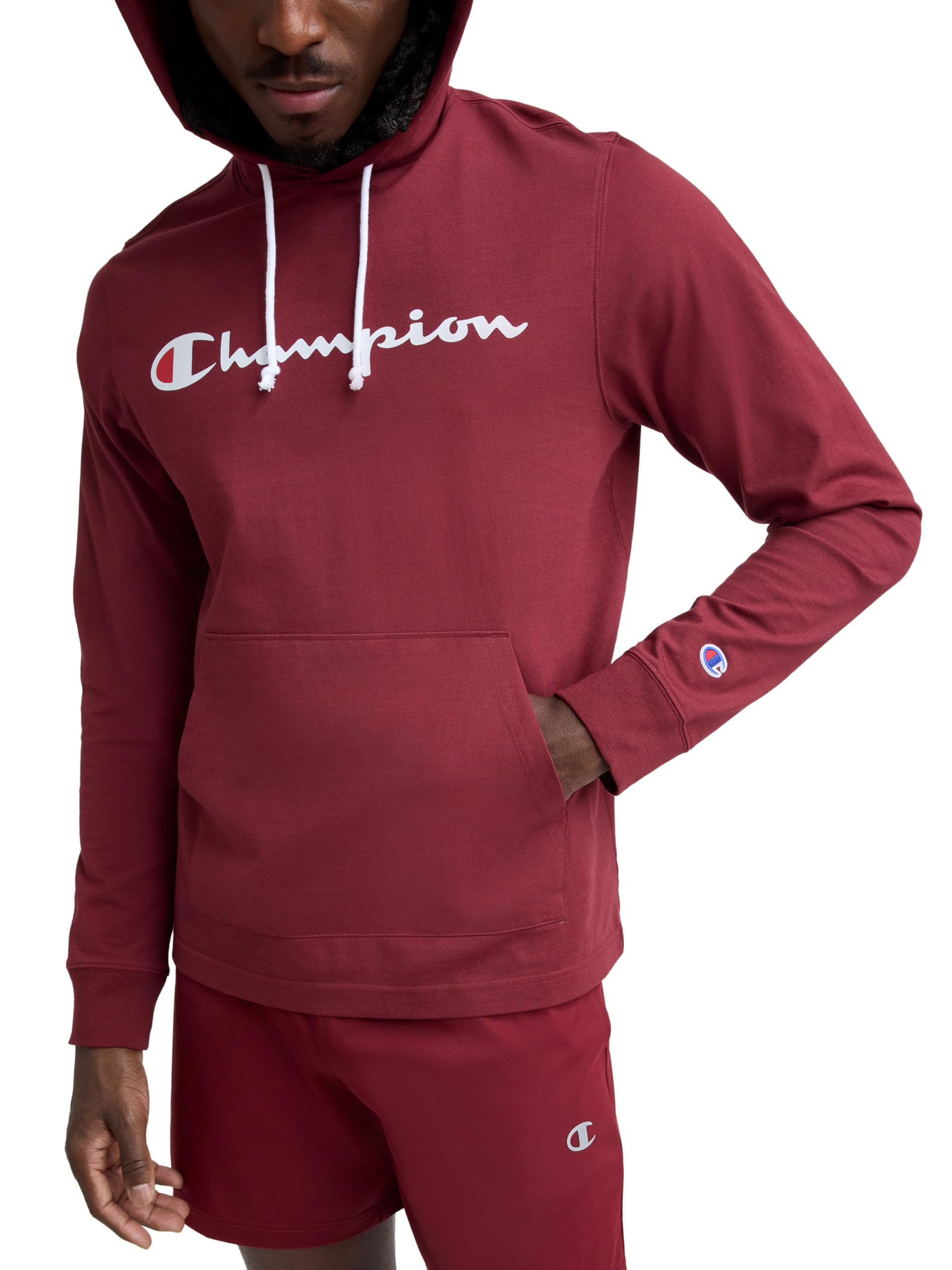 Champion Men's Long Sleeve T-shirt Hoodie (Retired Colors)