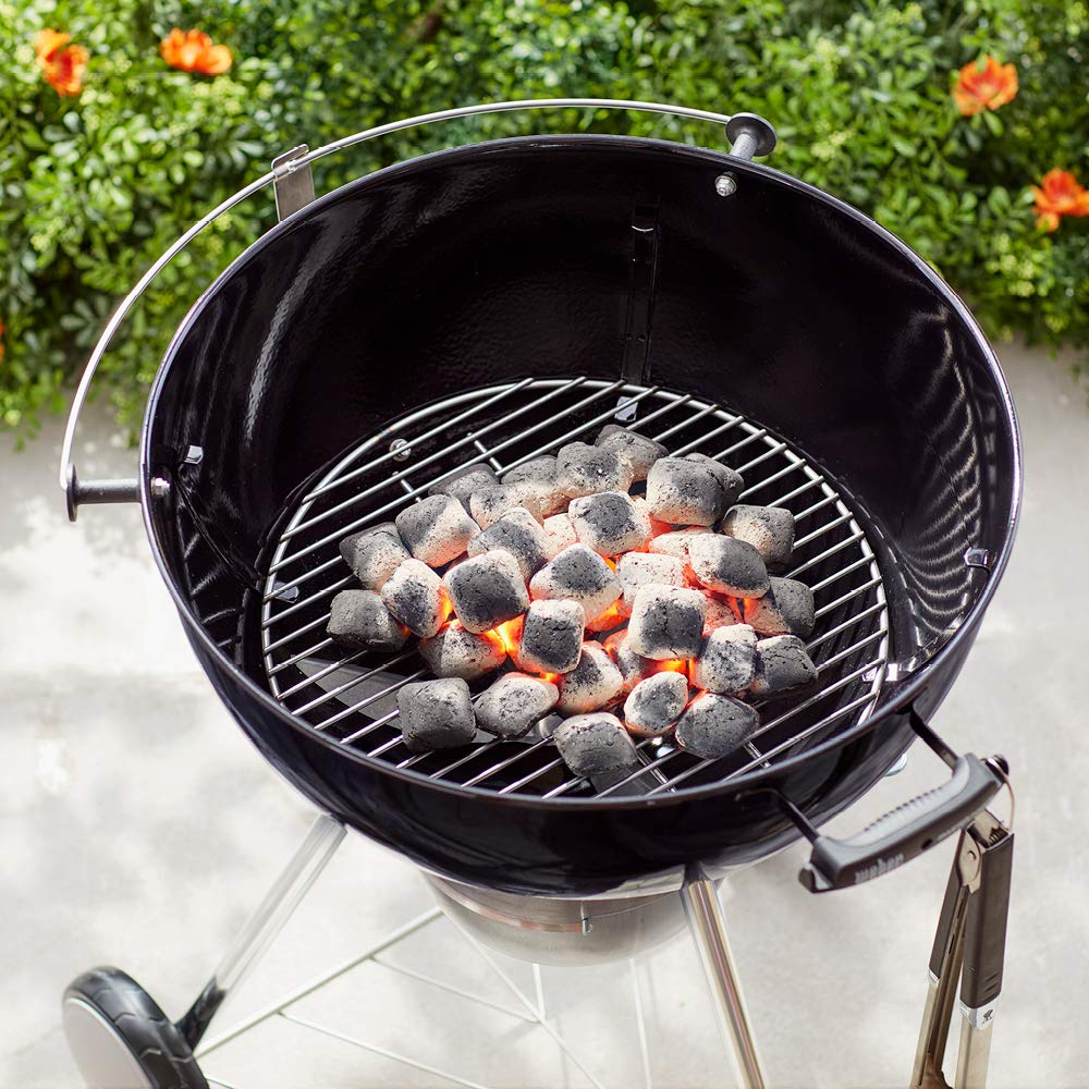 Weber Replacement Charcoal Grate 17" – Fits 22" Weber Charcoal Grills, Heavy‑Duty Plated Steel, Moisture & Weather Resistant, Designed for Easy Briquette Arrangement, Kettle