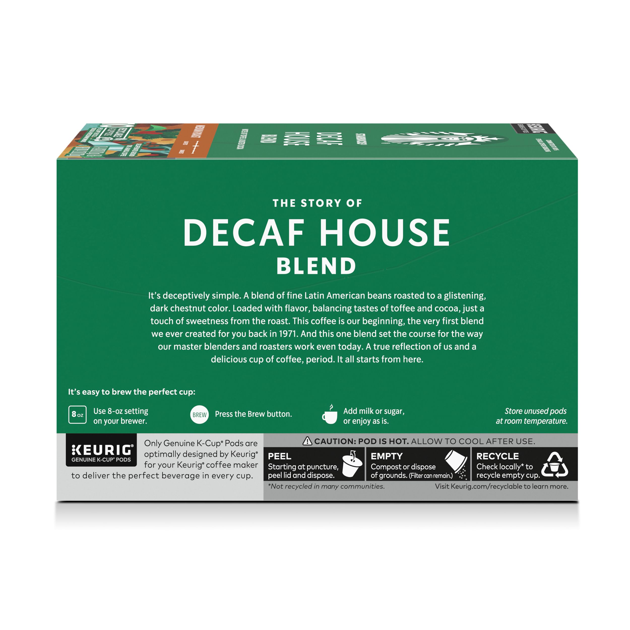 Starbucks House Blend, K-Cup for Keurig Hot Brewers, 72-Count