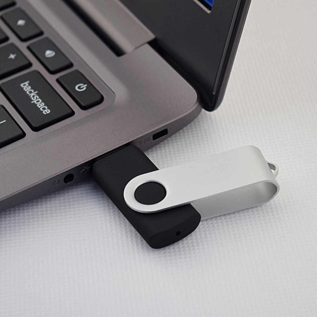KOOTION 10 X 1GB USB Flash Drive 1gb Flash Drive Swivel Thumb Drive Memory Stick Keychain Design Blue