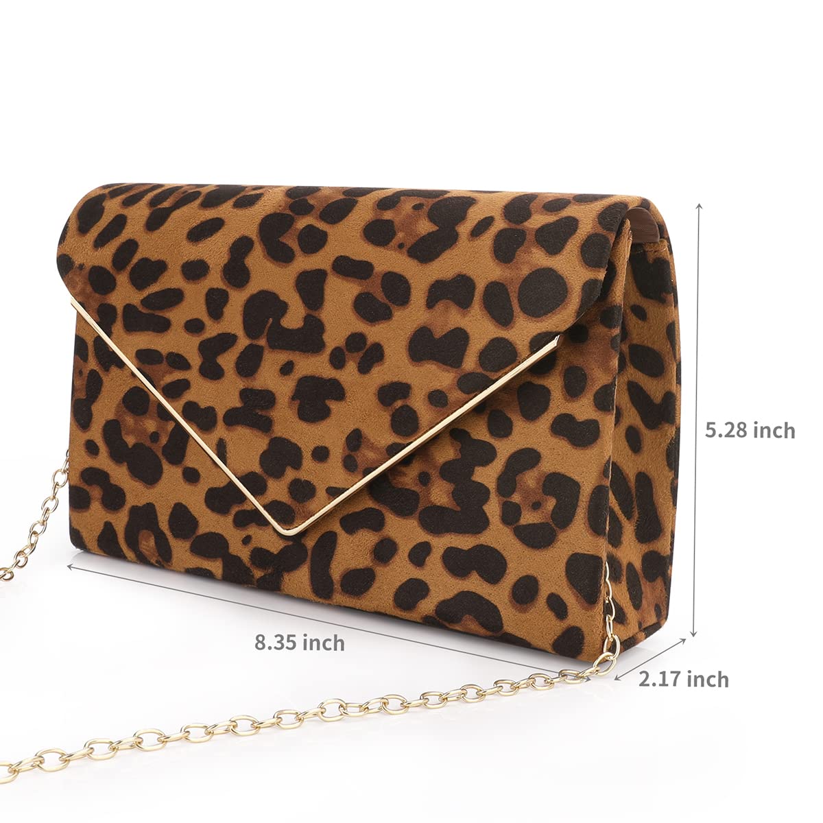 BBjinronjy Clutch Purse for Women Evening Bags Handbags for Wedding Party Cocktail Prom Faux Suede Crossbody Shoulder Bag