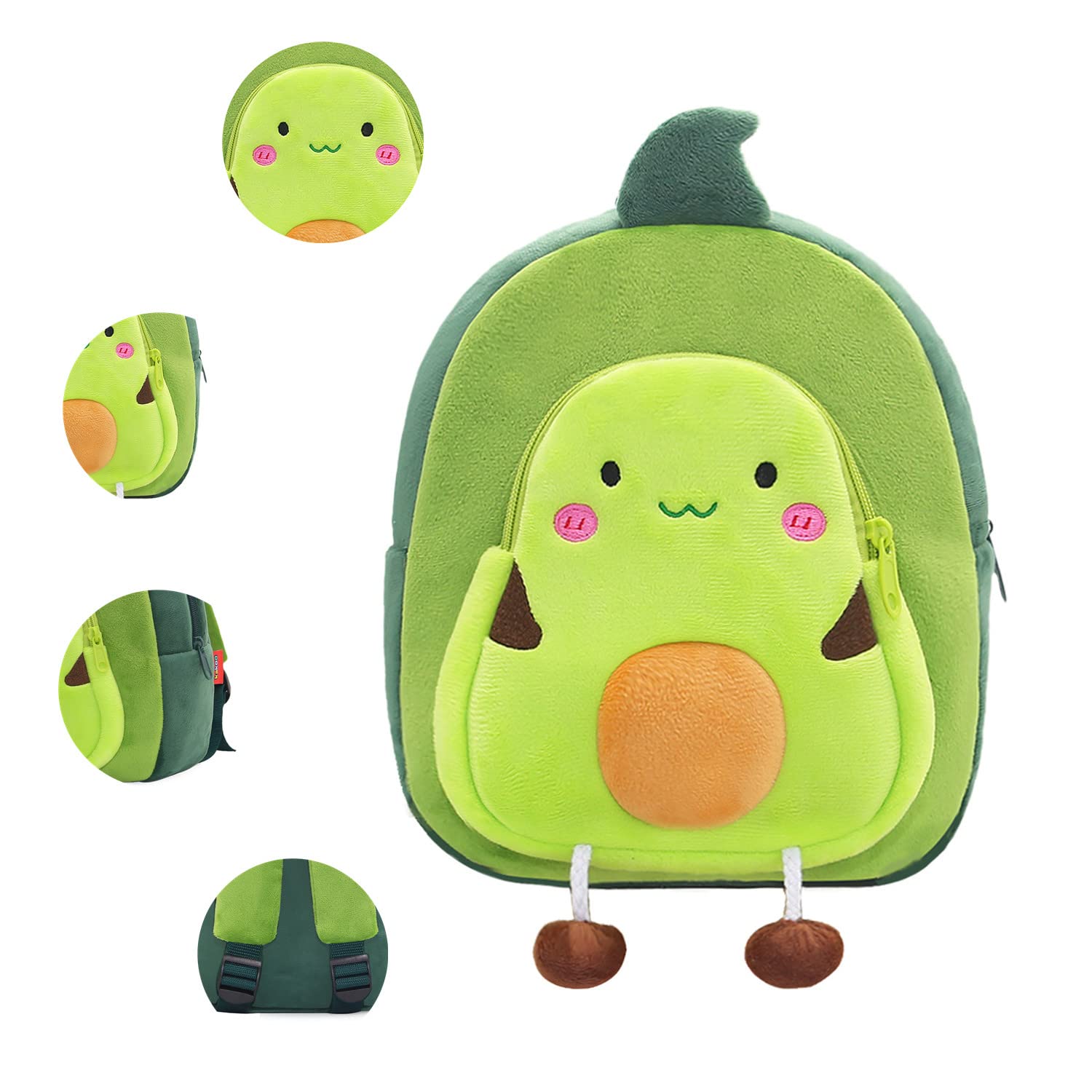 NICE CHOICE Cute Toddler Backpack Toddler Bag Plush Animal Cartoon Mini Travel Bag for Baby Girl Boy 2-6 Years(BB Unicorn)