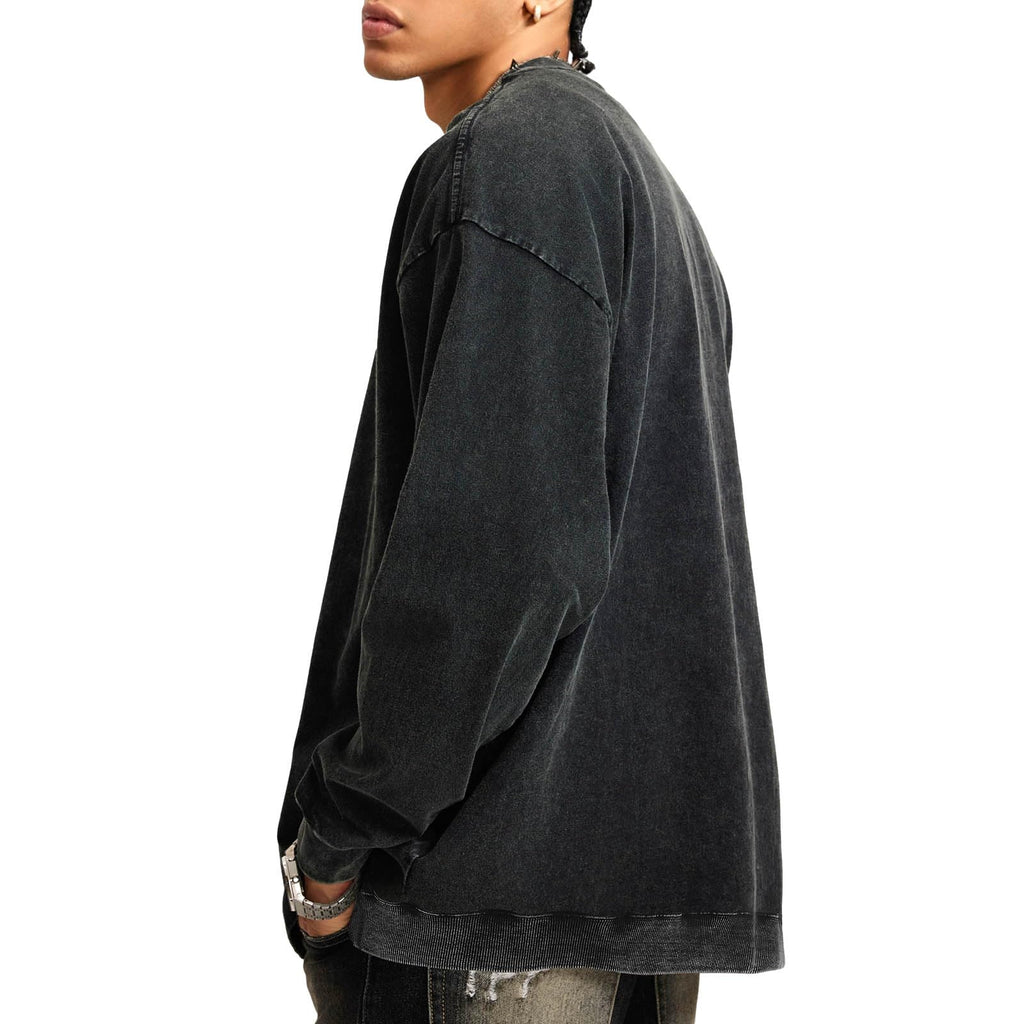 Bobeutou Oversized Hoodie Men Vintage Cotton Casual Hooded Sweatshirt Trendy Baggy Basic Hoodies Retro Pullover Streetwear