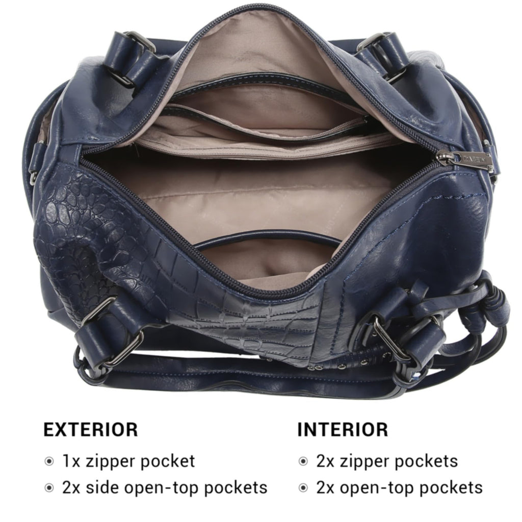 Dasein Women Soft Vegan Leather Barrel Bags Large Hobo Top Handle Work Totes Satchel Handbags Shoulder Purse