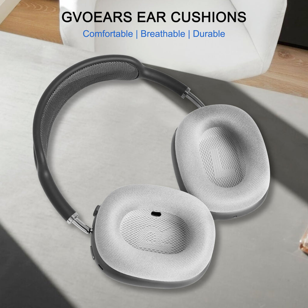 Ear Cushions for AirPods Max - Mesh Fabric Ear Cups Cover Replacement - Upgraded Cushion for Apple Air Pods Max Headphones (Green)