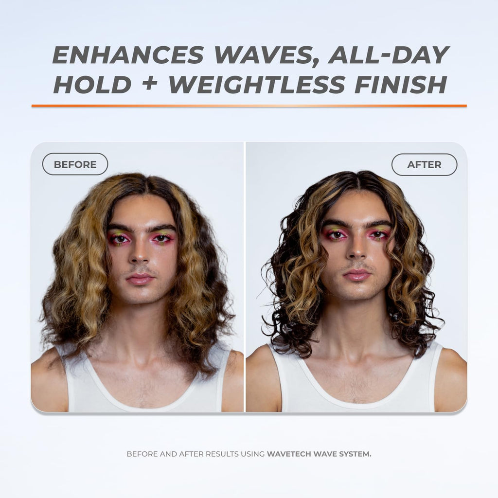 XMONDO Hair Wavetech Extra Hold Wave Foam - Vegan Formula with Pro-Vitamin B5 and Anti-Frizz Nutrients to Fight Static, Control Frizz, and Enhance Your Wavy Hair, 6.7 Fl Oz, 1-Pack