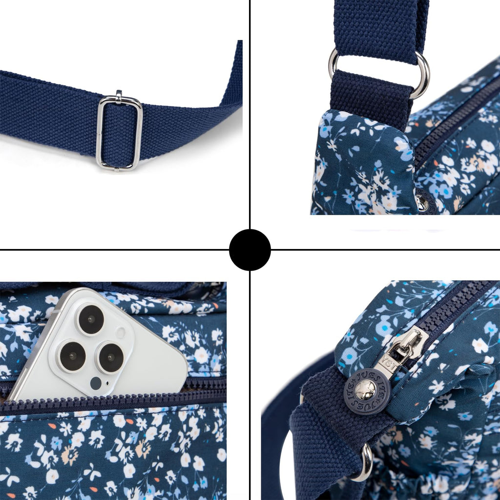 Pealwel Women Shoulder Handbag Roomy Multiple Pockets Bag Ladies Crossbody Purse Tote Top Handle Satchel