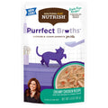 Nutrish Rachael Ray Purrfect Broths Classic Chicken Recipe, Lickable Complements for Cats, 1.4 oz. Pouch, 24 Count