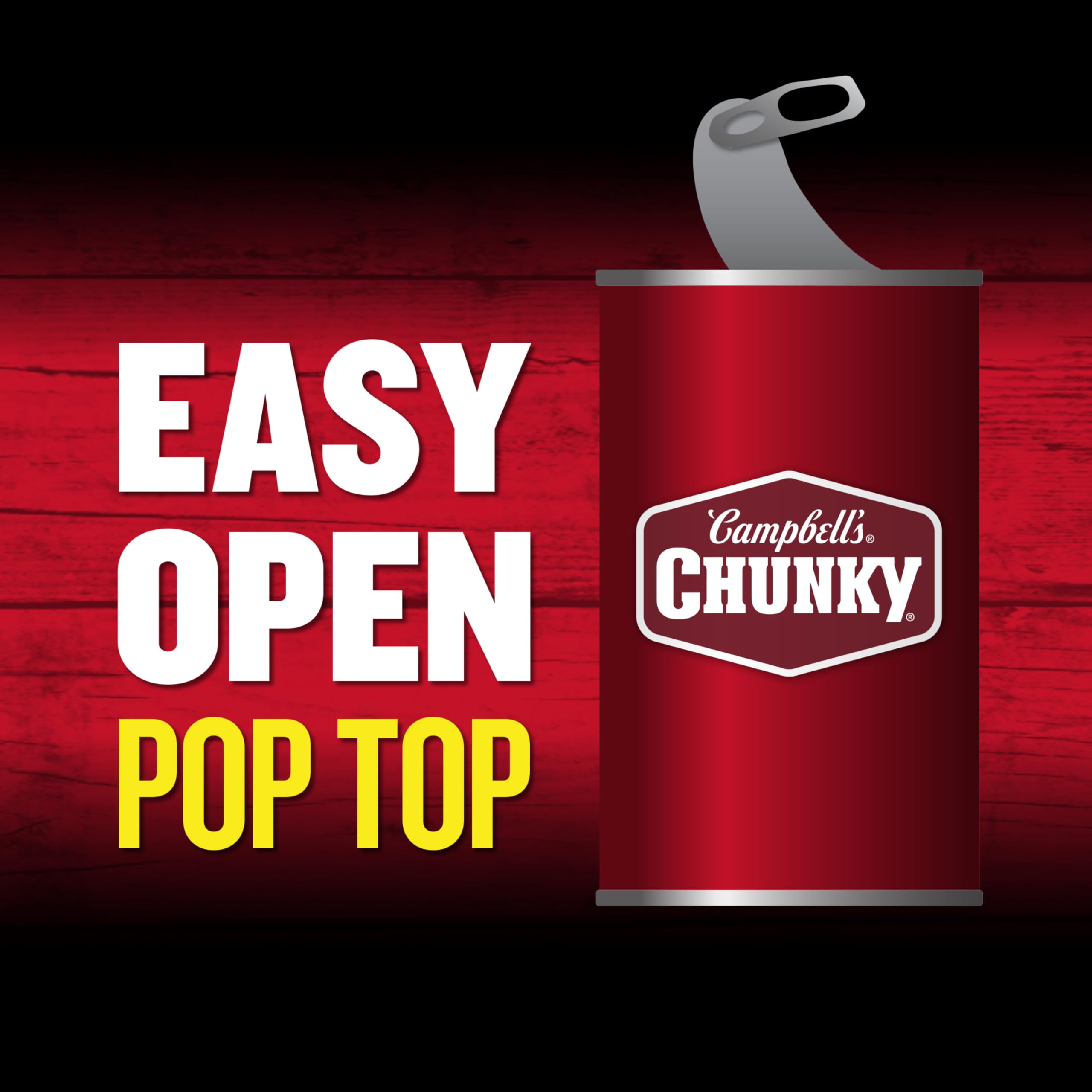 Campbell’s Chunky Soup, Savory Pot Roast Soup, 18.8 oz Can