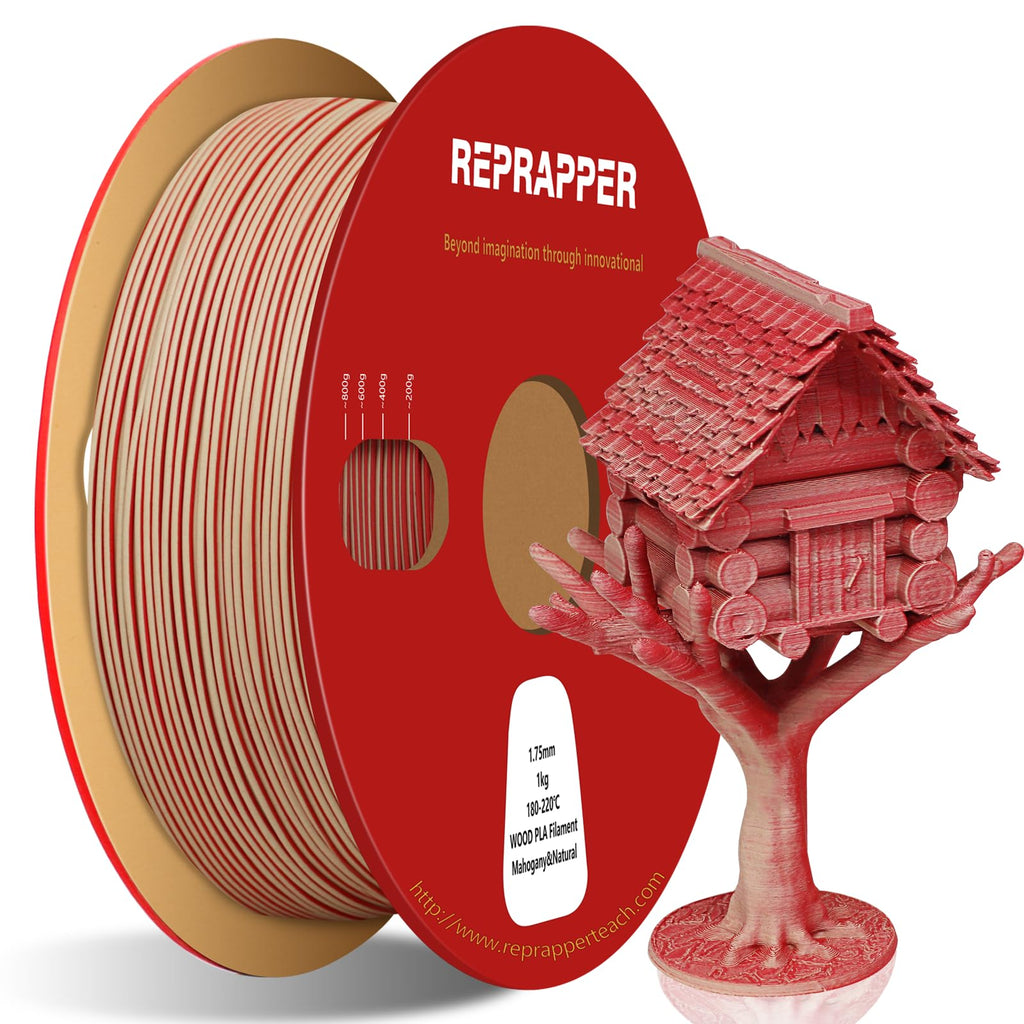 RepRapper PLA Filament, Multicolor Glitter Sample Pack, Shiny Galaxy Silk PLA1.75MM for 3D Printer, Glow in The Dark Sparkle Laser Series 3D Printer Filament, 250g*4