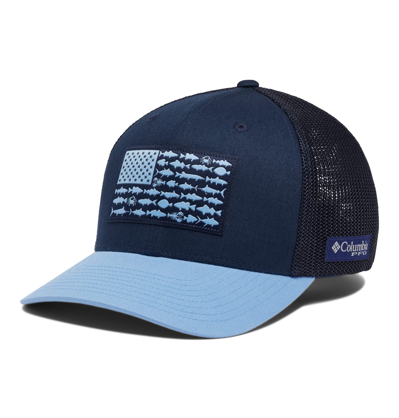 Columbia Unisex Adult PFG Logo Mesh Ball Cap