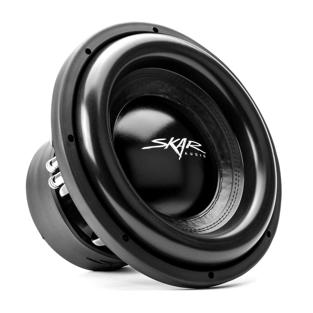 Skar Audio Single 8" Complete 1,200 Watt EVL Series Subwoofer Bass Package - Includes Loaded Enclosure with Amplifier