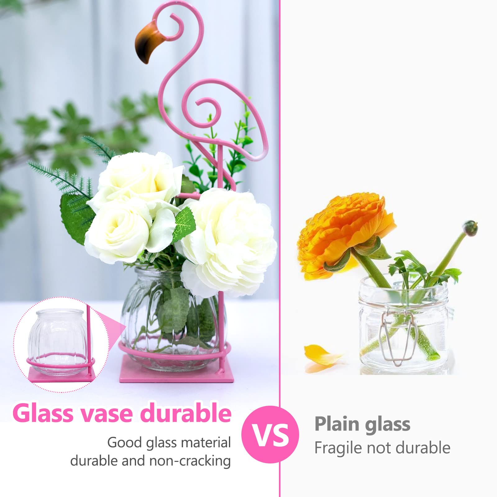 Plant Terrarium, Hydroponic Vases for Home Decoration, Modern Creative Bird Terrarium Stand, Ideal Gifts