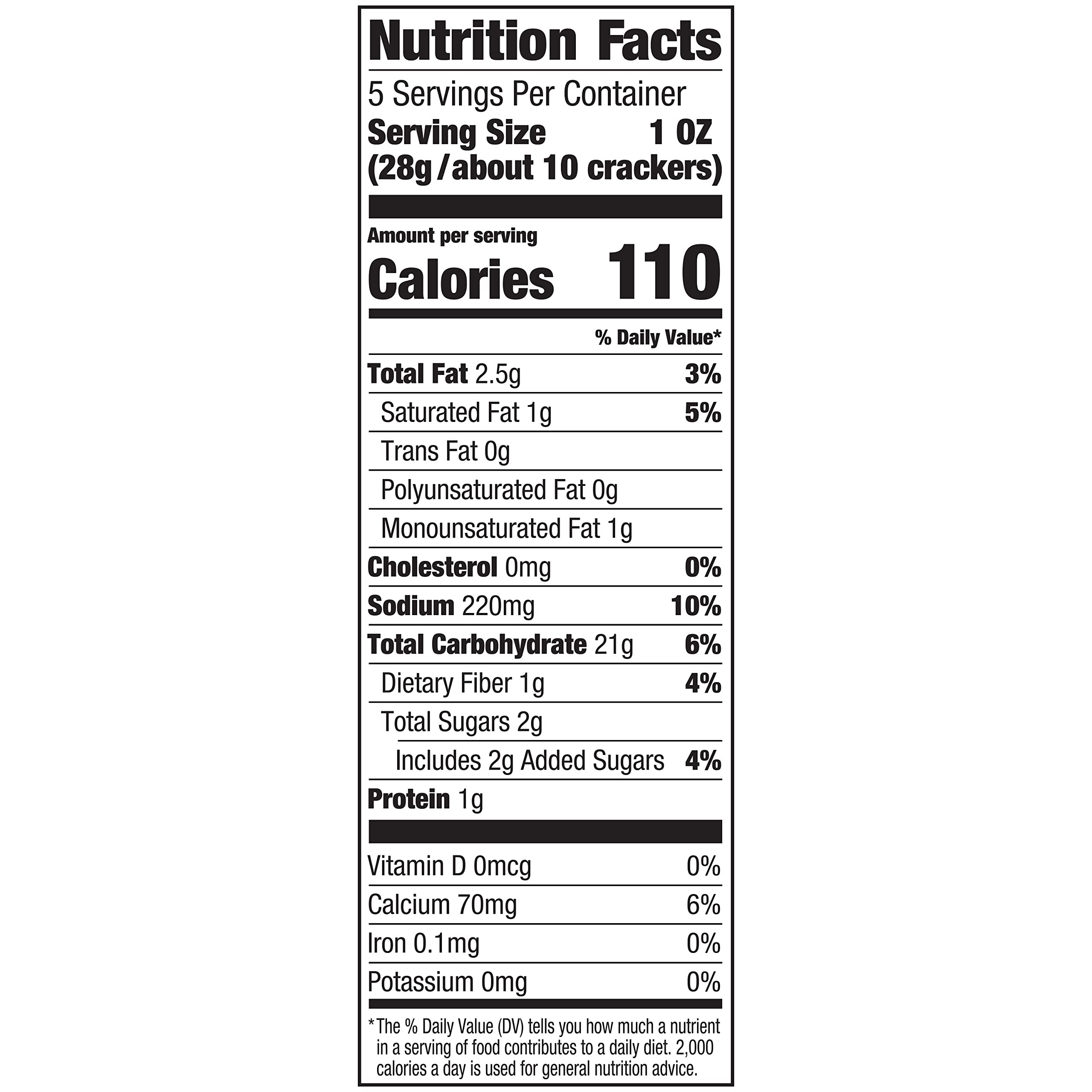 Lance Gluten Free Crackers, Original Baked, 5 Ounce, 4 Count
