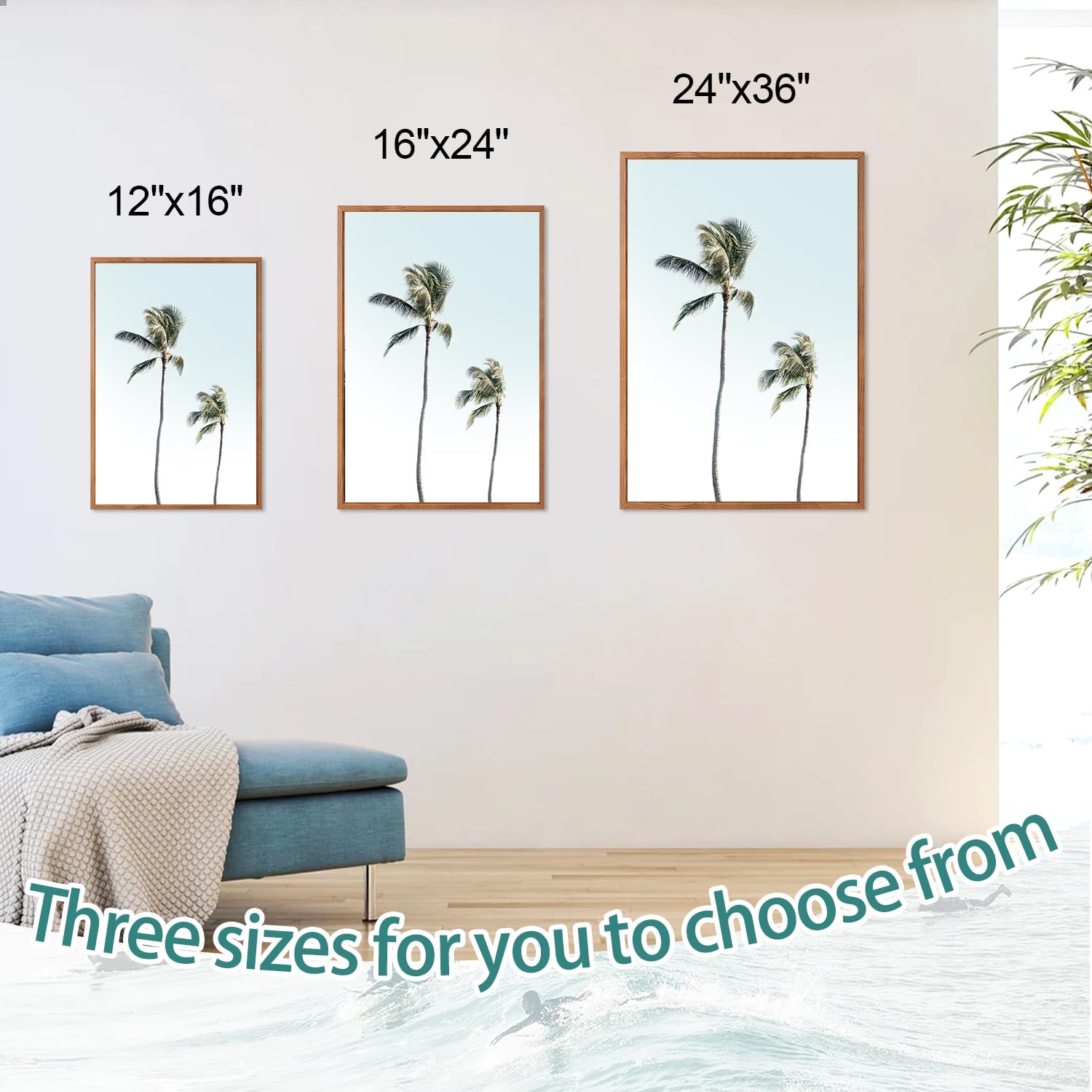 CHDITB Abstract Modern Framed Canvas Wall Art Set, Contemporary Artwork for Home Decor, Neutral Pastel Illustration Wall Painting, Nordic Minimal Zen Art Prints for Living Room Office-16 x24 x3