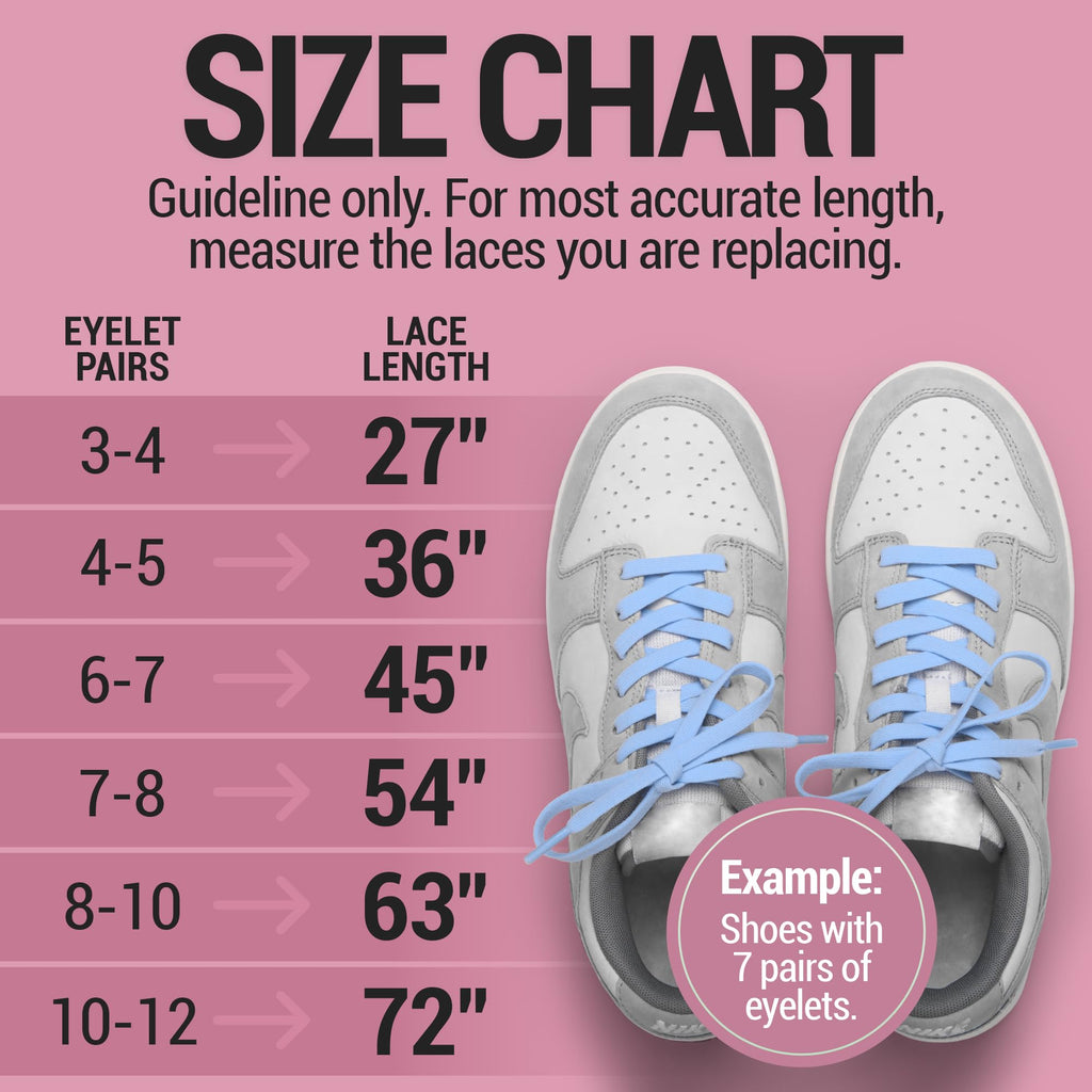 Miscly Flat Elastic Shoelaces