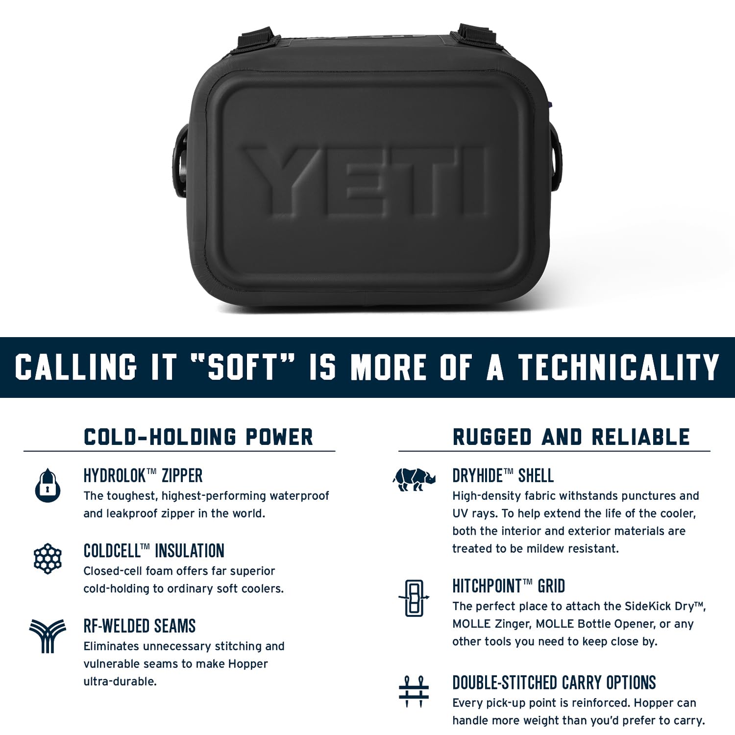 YETI Hopper Flip 8 Portable Soft Cooler