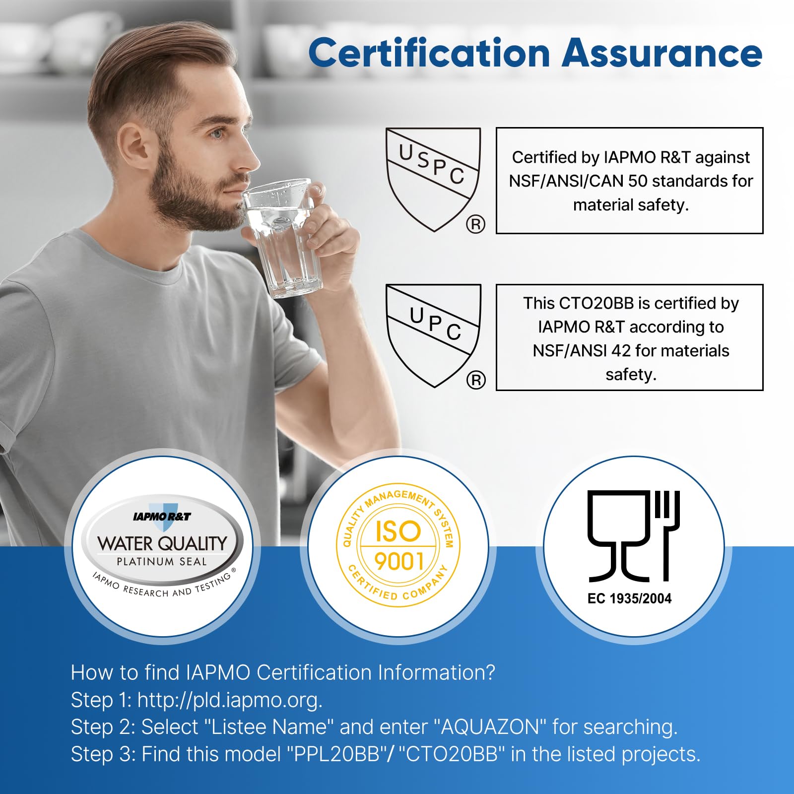PUREPLUS 5 Micron 20"x4.5" Whole House Water Filter Cartridge Combo Kit with Sediment and Activated Carbon Block Filter - Replacement for FPMB5-20, AP810-2, FC25B, EPM-20BB, 2 PACK