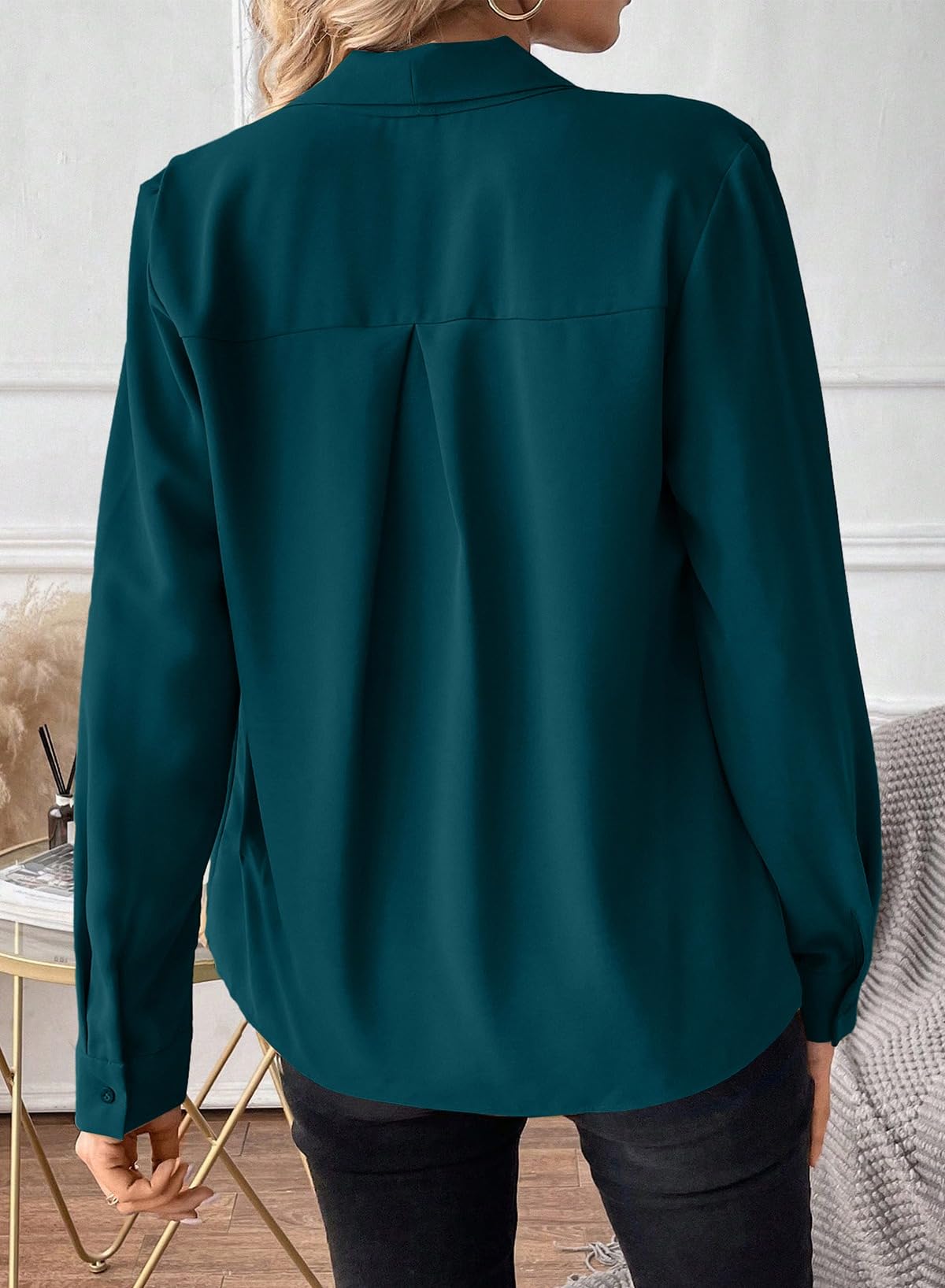 Astylish Women's Bow Tie Neck Tops 2026 Long Sleeve Dressy Loose Casual Elegant Business Work Blouses Shirts