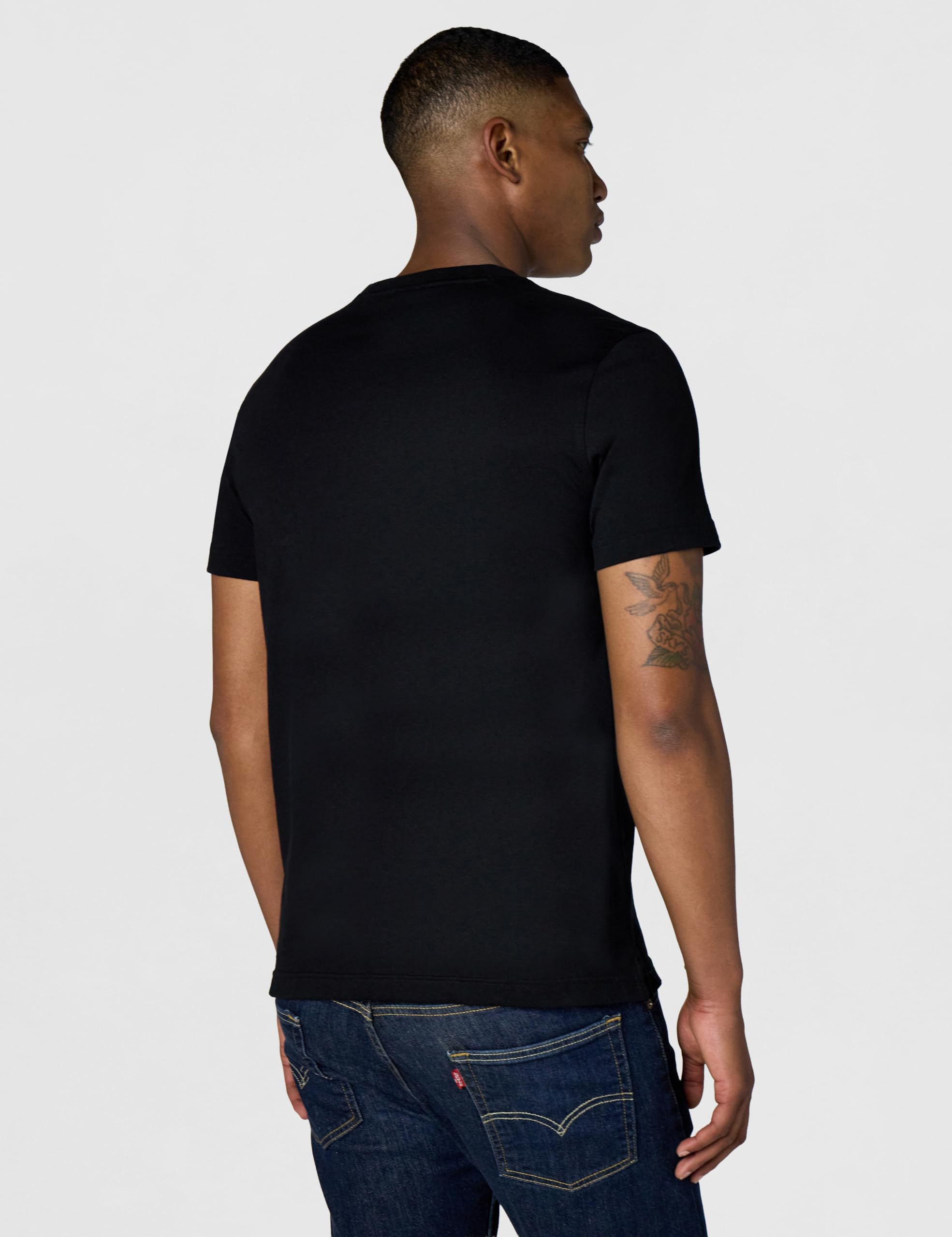 Brooks Brothers Men's Short Sleeve Cotton Crewneck Logo T-Shirt
