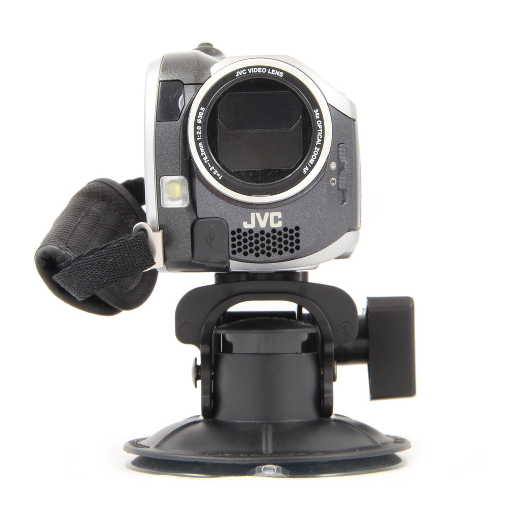 Delkin Devices Fat Gecko Mini Suction Camera Mount - Powerful Suction Cup Camera Mount for Car, Motorcycle, Desk, Window | Secure and Adjustable Action Camera Holder for Video Recording