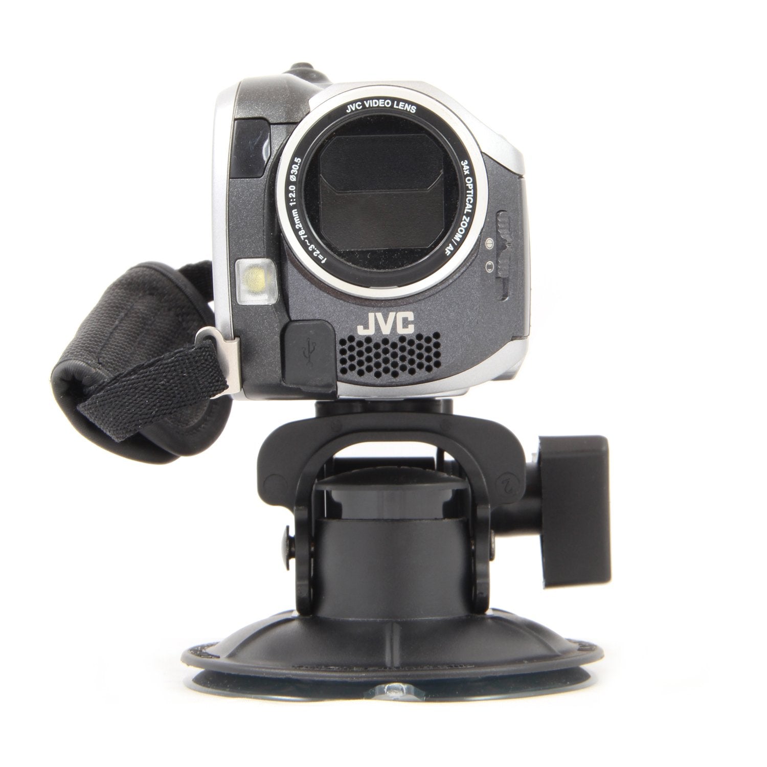 Delkin Devices Fat Gecko Mini Suction Camera Mount - Powerful Suction Cup Camera Mount for Car, Motorcycle, Desk, Window | Secure and Adjustable Action Camera Holder for Video Recording