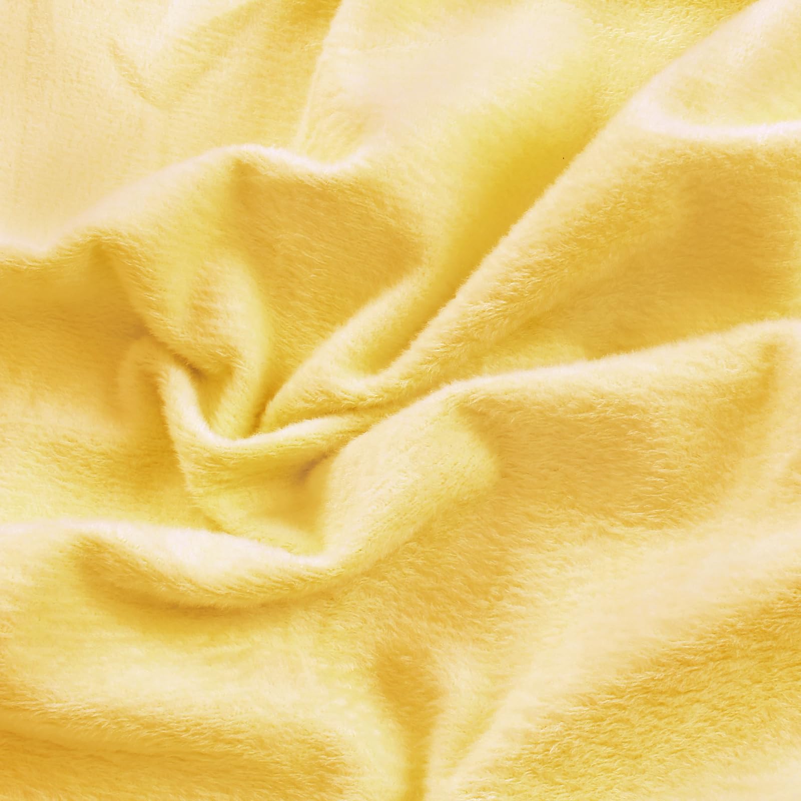 Entisn Minky Fabric by The Yard, 1 Yard x 60 Inch Wide Pre-Cut Fleece Fabric Beige Cuddle Minky, Solid Soft Plush for Blanket, Pillow Cover, Scarf, Sewing