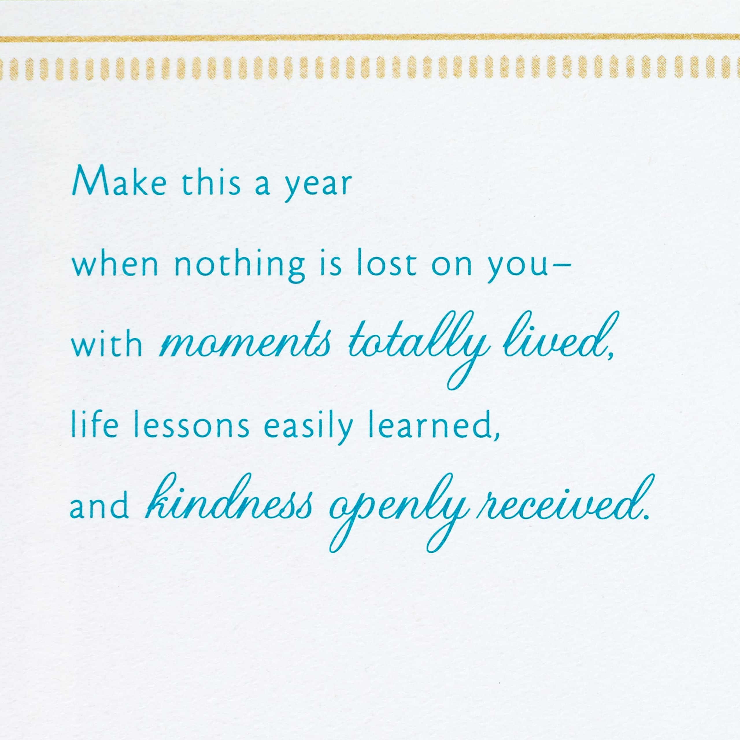 Hallmark Signature Birthday Card (Best Birthday Ever)