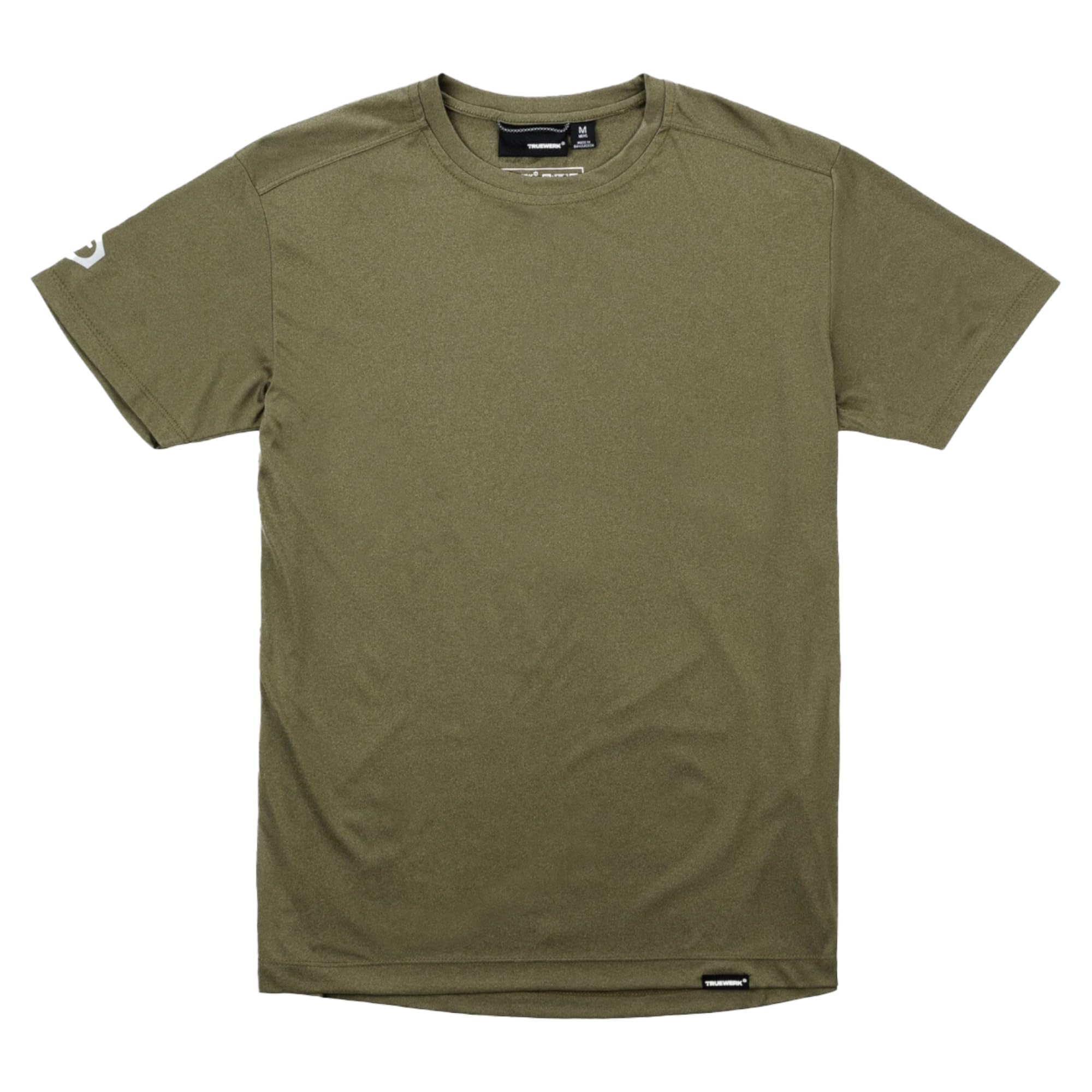 TRUEWERK Men's UPF 50+ Sun Protection Shirt - B1 Short Sleeve Work Tee, Moisture Wicking, Lightweight