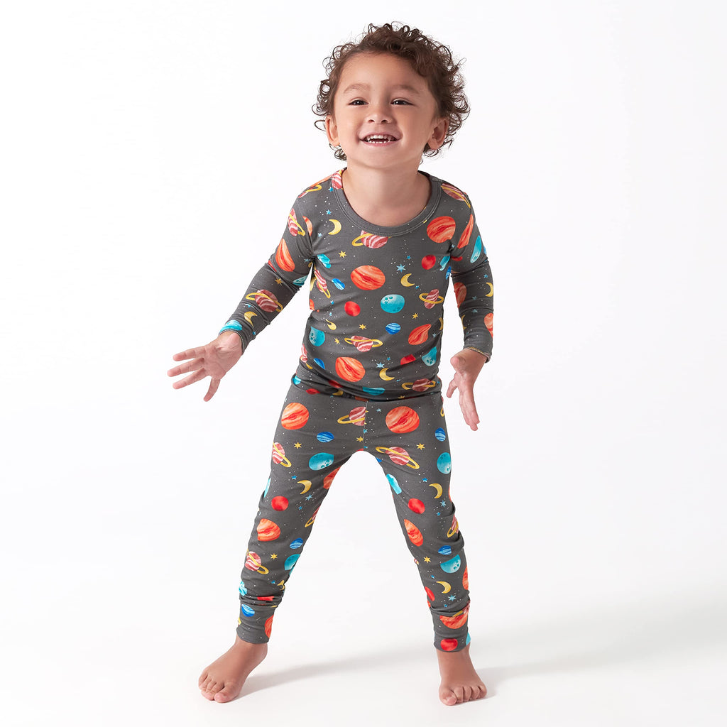 Gerber Unisex Baby Toddler Buttery Soft 2-Piece Snug Fit Pajamas with Viscose Made from Eucalyptus