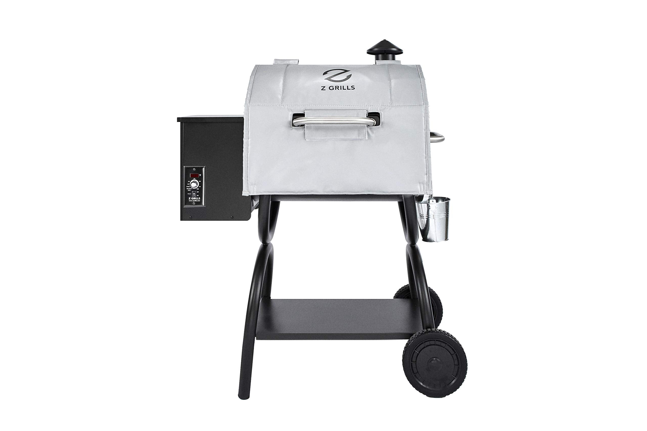 Z GRILLS ZPG-200APro Portable Tabletop Wood Pellet Grill and Smoker, Digital Control, 8 in 1 BBQ Grill for Outdoor Kitchen, Backyard, 202 Sq Inches of Cooking (Black)