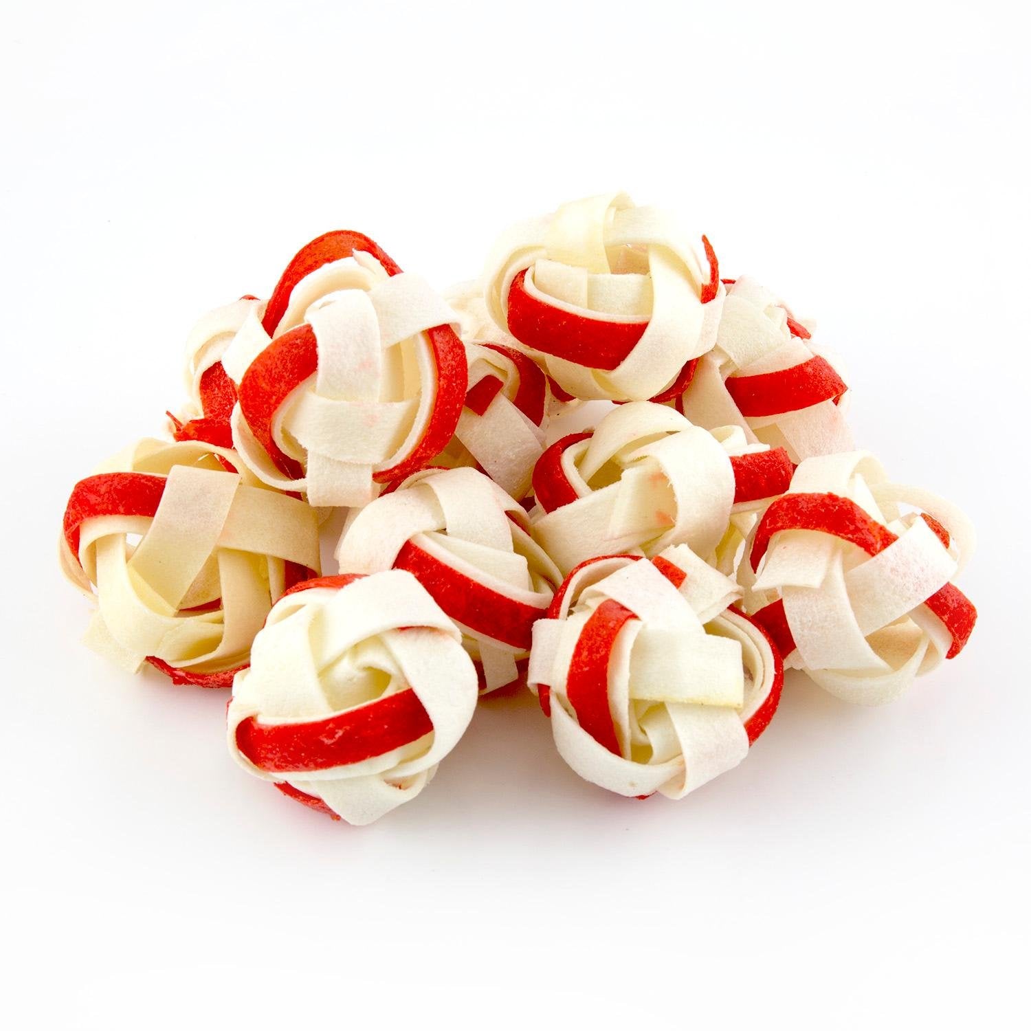 Dingo Goofballs for Dogs, Rawhide Chews Made with Real Chicken for Small Breeds 18-Count