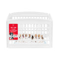 IRIS USA Dog Playpen 24" 4-Panel Puppy Playpen, 35 x 35 x 24, Dog Playpen, Dog Play Pen Indoors, Pet Fence, Puppies/Small Dogs, Black