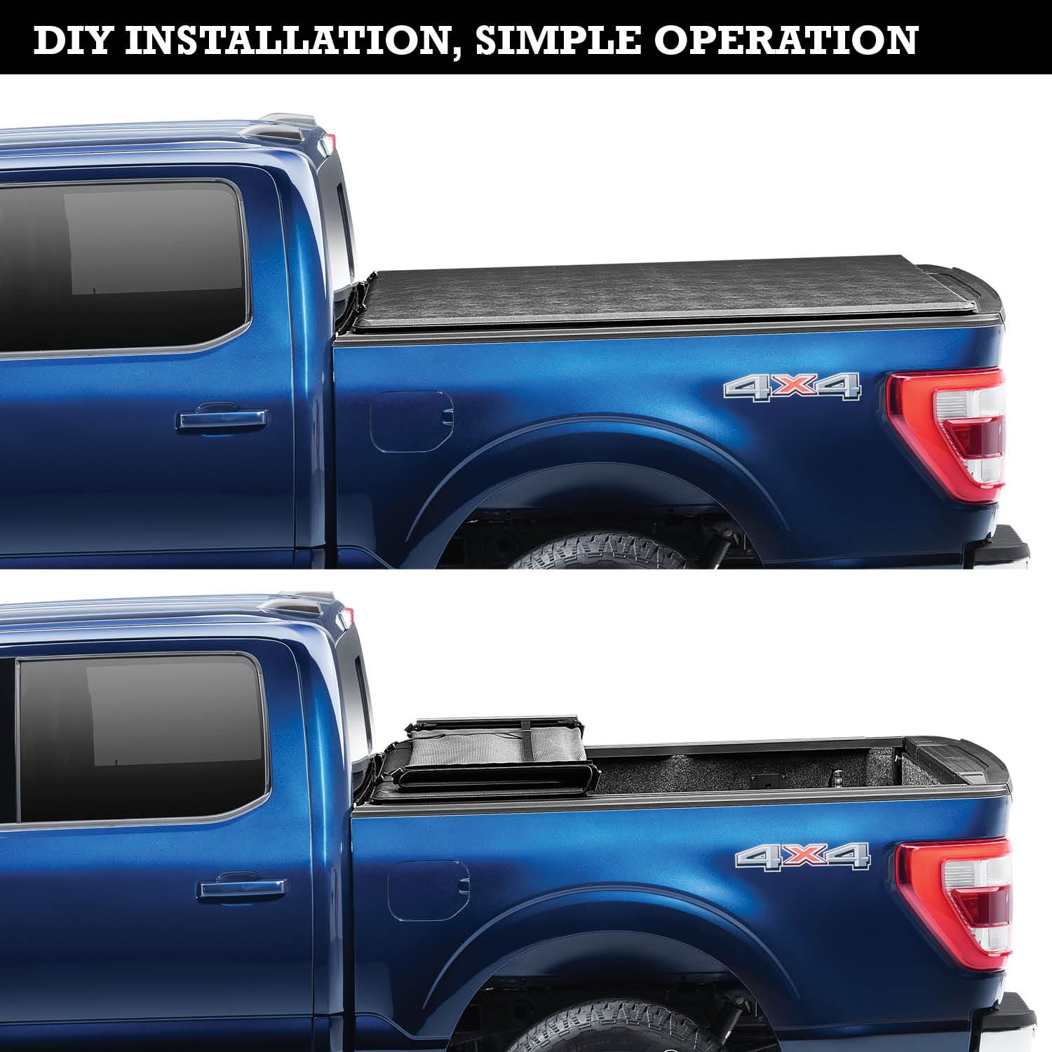 RealTruck Extang Trifecta 2.0 Soft Folding Truck Bed Tonneau Cover | 92456 | Fits 2019-2026 Chevy/GM Silverado/Sierra (w/o Factory toolboxes or MultiPro Tailgate) 5' 10" Bed (69.9")