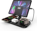 Wireless Charger 4 in 1 for Apple Charging Station for iPhone 17 Pro Max/16/15 Series, AirPods Pro 2, iPad Stand, Watch Charger for iWatch Series 10/9/8, Wireless Charging Station for Multiple Devices