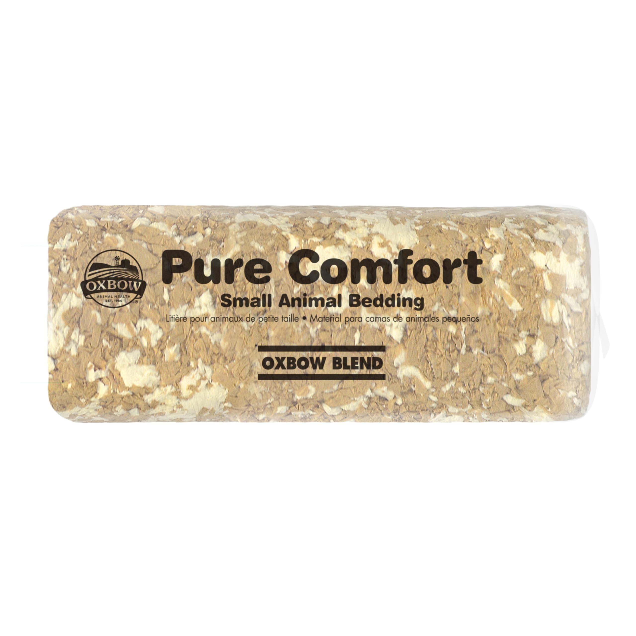 Oxbow Pure Comfort Bedding, Rabbit, Hamster, & Guinea Pig Bedding, Bunny Supplies for Litter Box, Pet Safe, Bunny Litter Box, Guinea Pig Cage, 99.9% Non-Dust, Blended, 36 Liter Bag