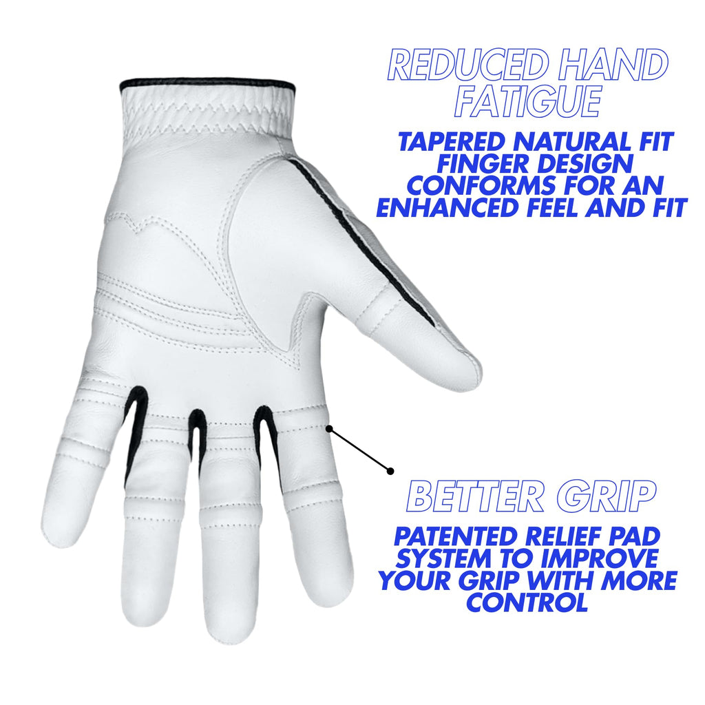 Bionic Men's StableGrip 2.0 Golf Glove Made from Premium Cabretta Leather