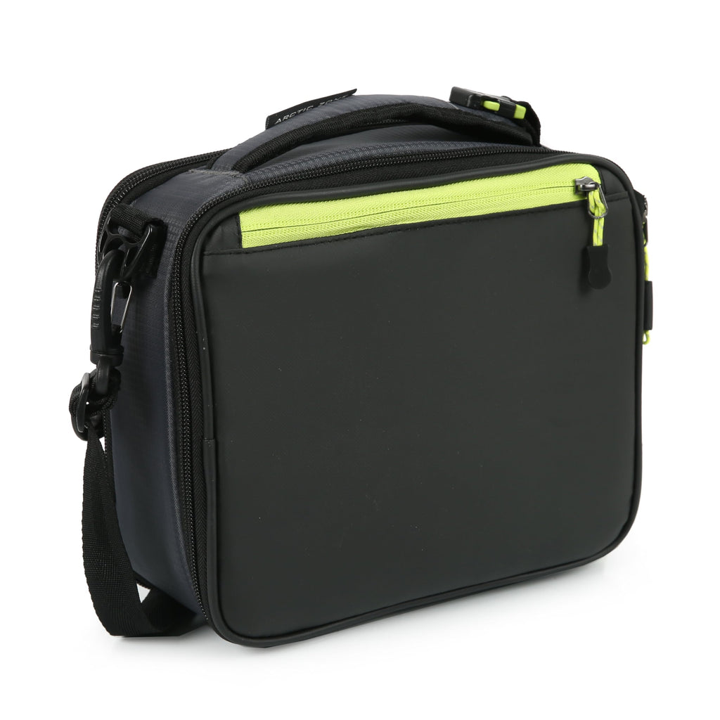 Arctic Zone Titan Deep Freeze Fridge Expandable Insulated Horizontal Lunch Pack, Grey