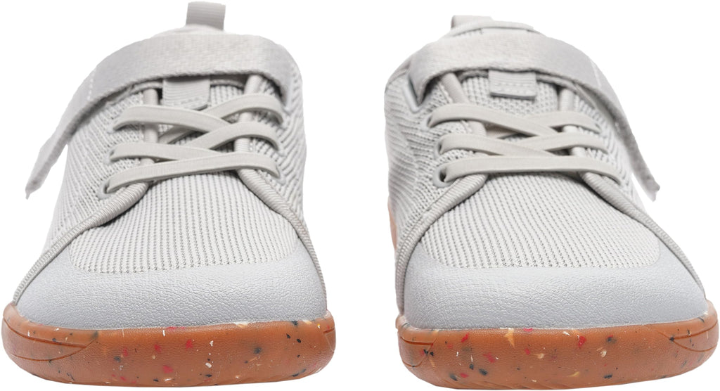 WHITIN Little/Big Kid Barefoot Shoes | Boys/Girls Lace-up Minimalist Sneakers | Wide Toe Box | Natural Flexible Fit