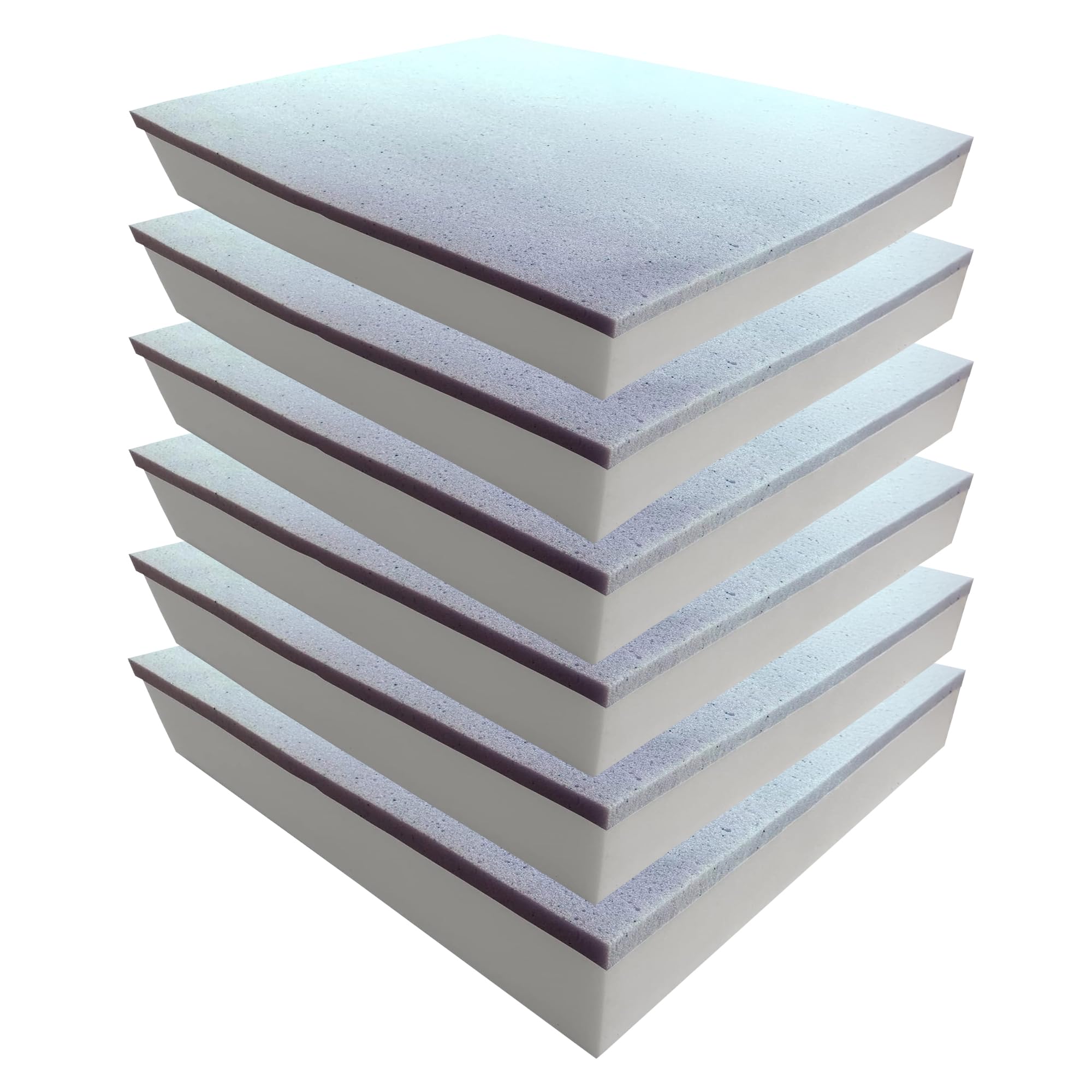 Foamma 1" x 20" x 20" High-Density Upholstery Foam Padding, Thick Custom Pillow, Chair and Couch Cushion Replacement, Craft Supplies for Upholstery and Seat Repair