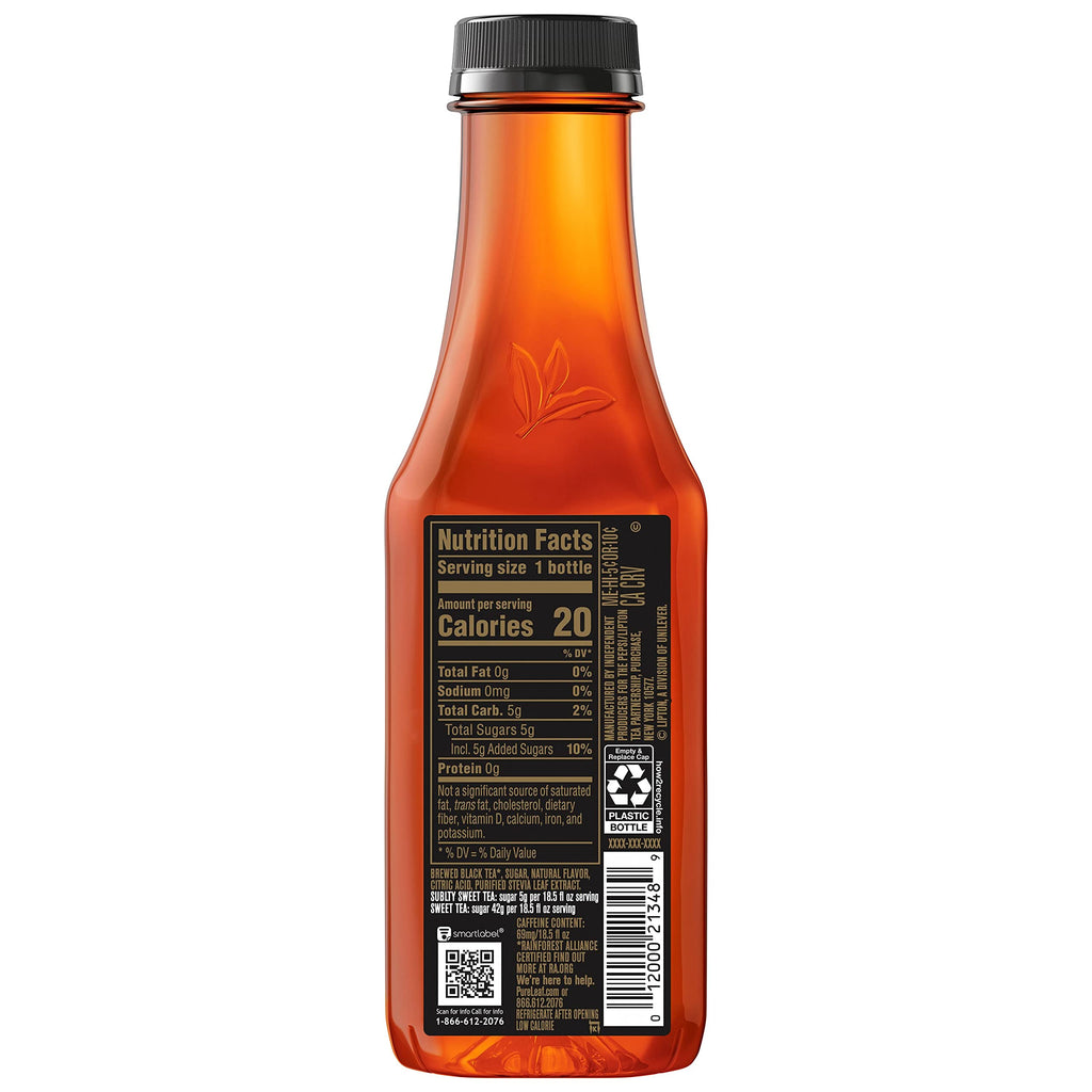Pure Leaf Iced Tea, Extra Sweet, 18.5 oz