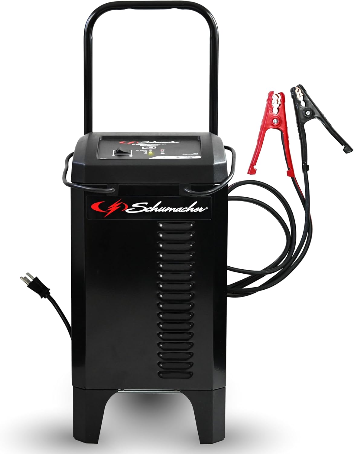 Schumacher Electric Wheeled Automatic 6A Car Battery Charger and 150A Engine Starter, 4-in-1 Solution, Maintainer, 20A Boost, for 12V Automotive and Marine Batteries, SC1364