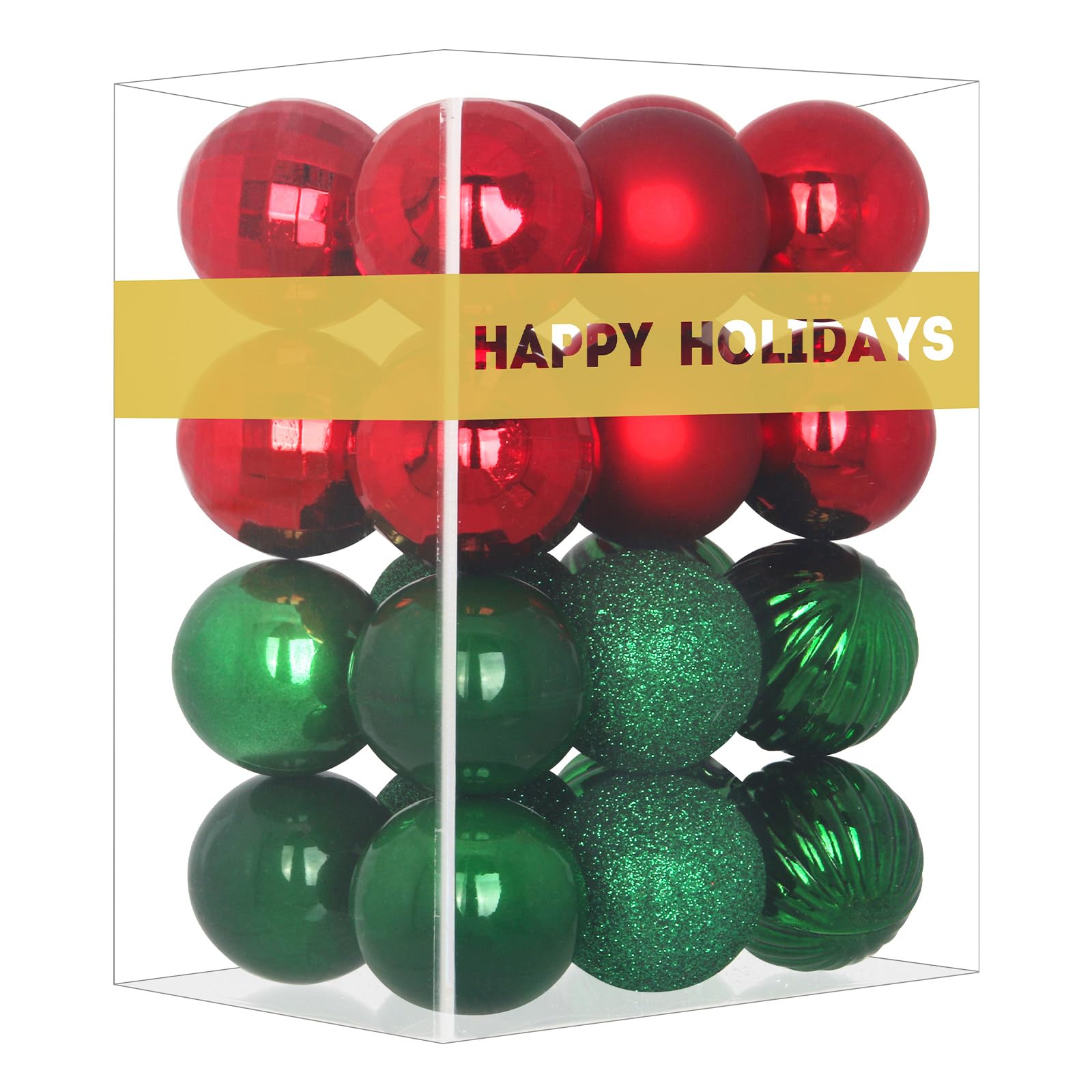 Bubblegun Pink 1.6" Small Christmas Balls Christmas Tree Decoration Ornaments Shatterproof Hanging Balls for Birthday Halloween Holiday Wedding Decorations Set of 12pcs