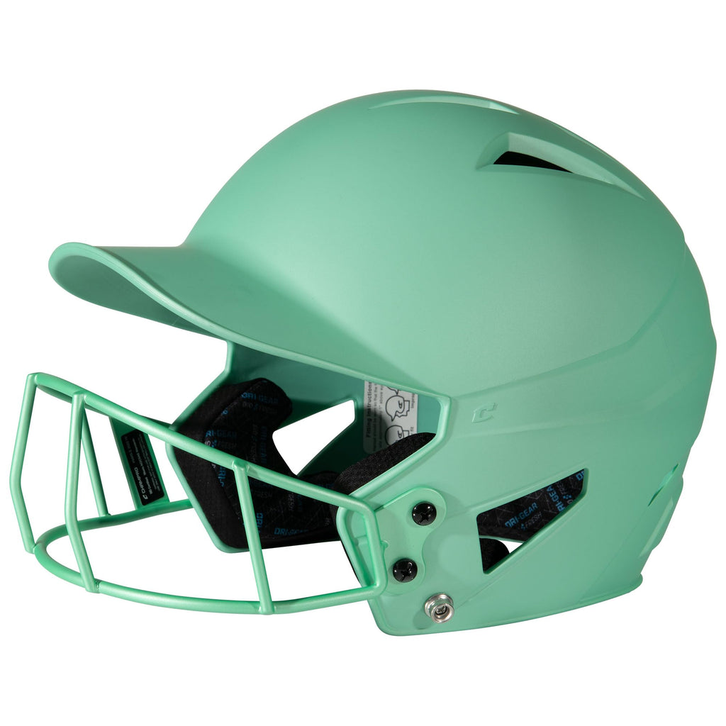 Champro HX Rise Fastpitch Batting Helmet with Facemask