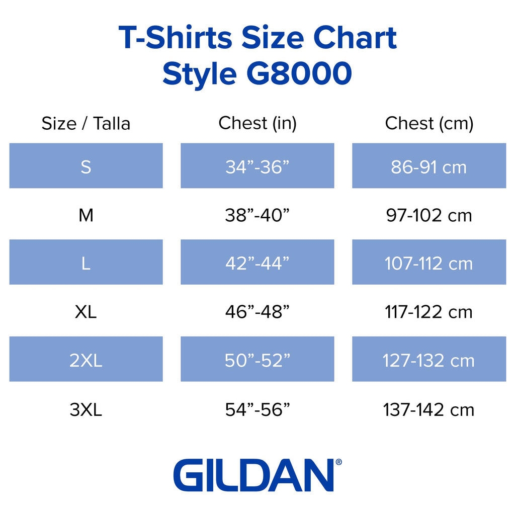Gildan Unisex-Adult DryBlend T-Shirt, Style G8000, Multipack