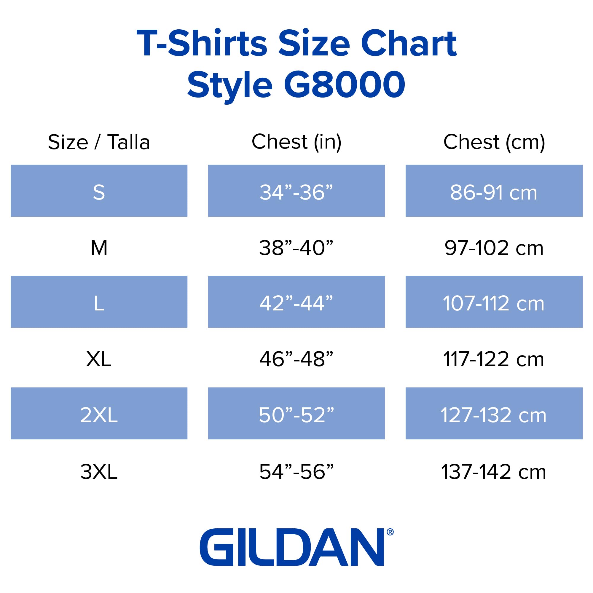 Gildan Unisex-Adult DryBlend T-Shirt, Style G8000, Multipack