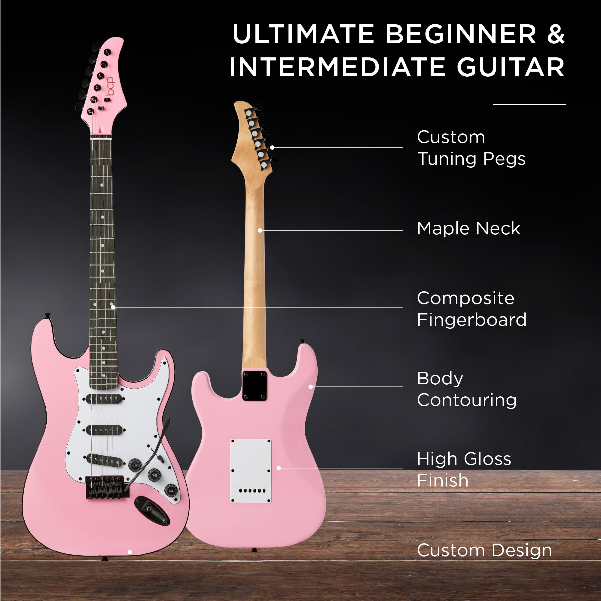 Best Choice Products 39in Full Size Beginner Electric Guitar Starter Kit w/Case, Strap, 10W Amp, Strings, Pick, Tremolo Bar - 3 Color Sunburst