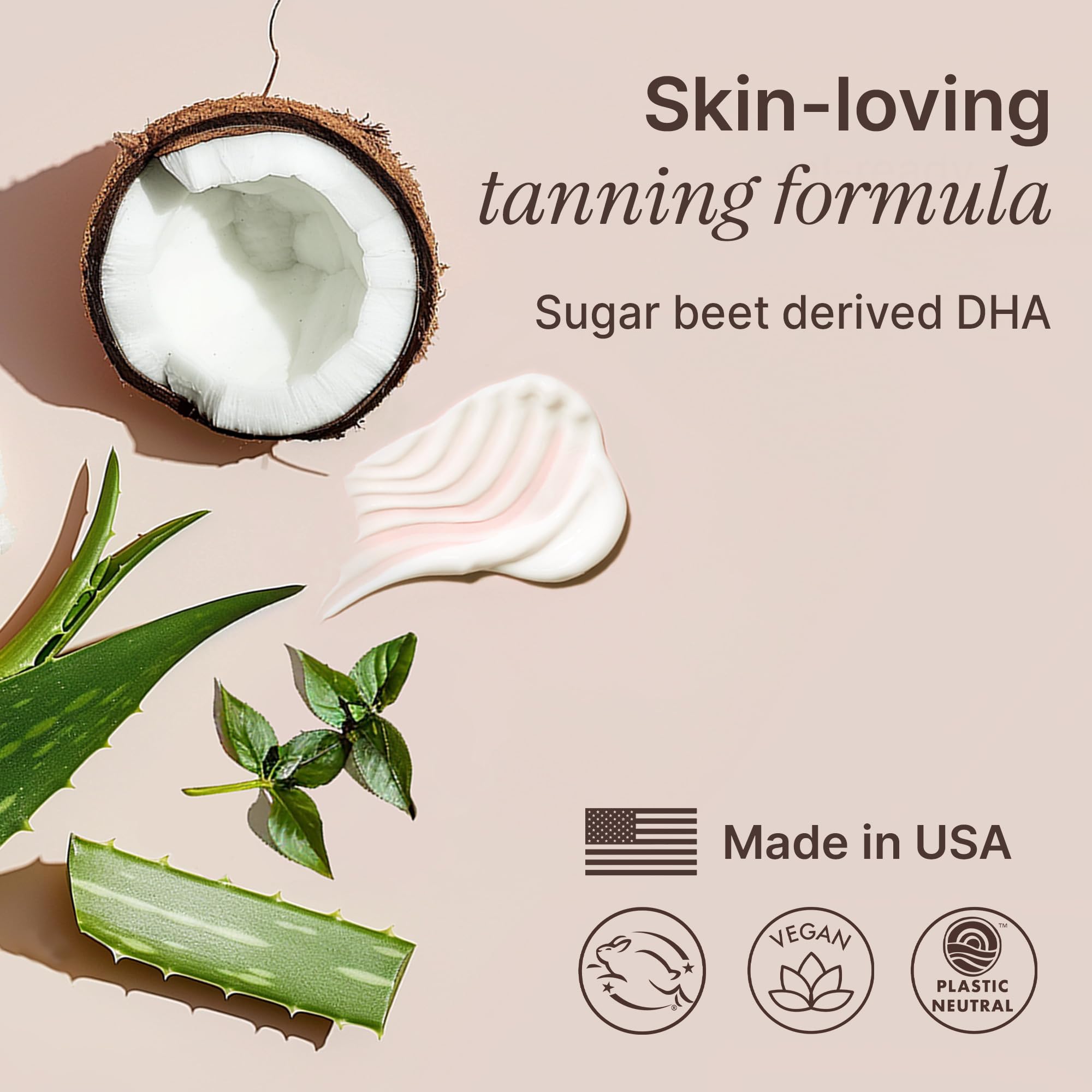 Tanning Lotion Self Tanner - USA Made with Natural & Organic Ingredients, Travel Size Self Tan Lotion, Non Toxic Gradual Tanning Moisturizer, Sunless Tanner for Fake Tan for Women & Men