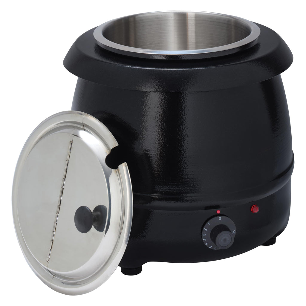 Winco Electric Soup Warmer, 10.5-Quart,Black