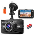 BOOGIIO Dash Cam Front and Rear with 64GB SD Card, 4K Dash Camera for Cars with APP, 5G WiFi Car Camera, Built-in G-Sensor, 170° Wide Angle, Night Vision, 24H Parking Mode,Loop Recording,3" IPS Screen